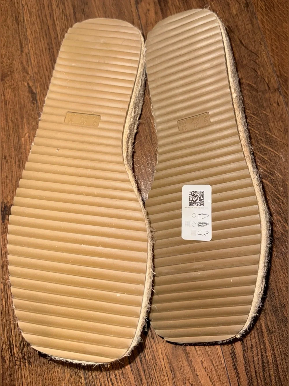 ASOS Jazlyn Wide Fit Flatform Mules Beige Size 10